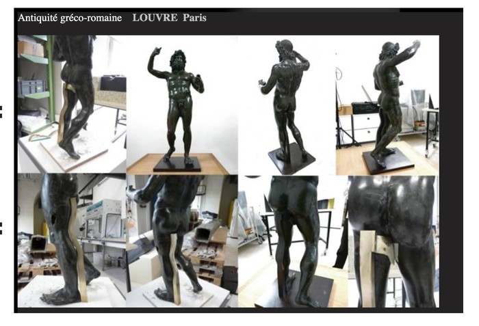 Présentation-soclage-Antiquité gréco-romaine — Louvre, Paris